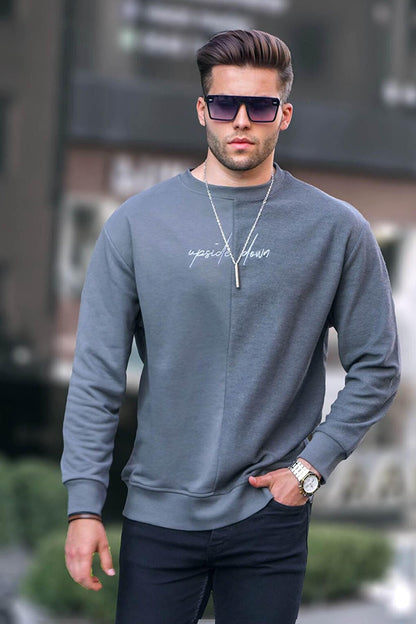 Smoked Basic Men's Sweatshirt 6010