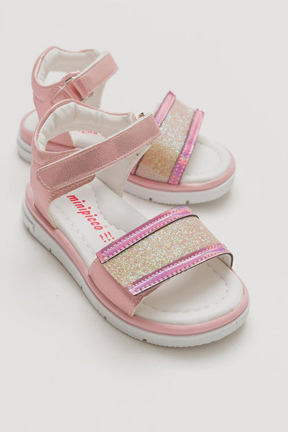 Girl's Powder healthy Supported Children's Sandals