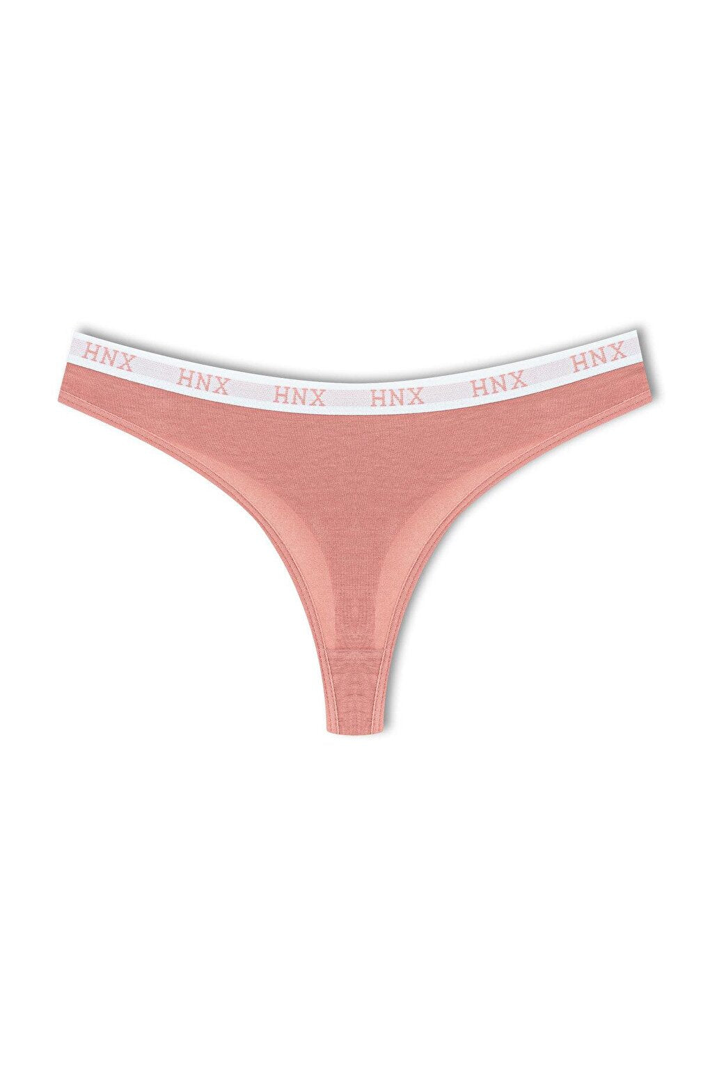 Cotton Basic Women's Thong Panties with Elastic Waist 5-pack