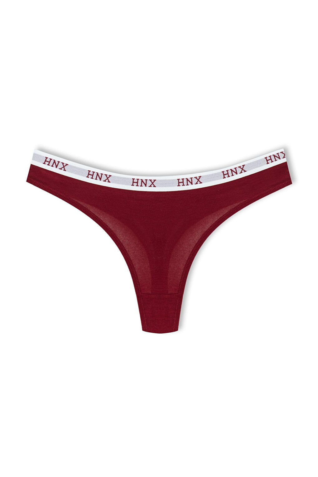 Cotton Basic Women's Thong Panties with Elastic Waist 5-pack