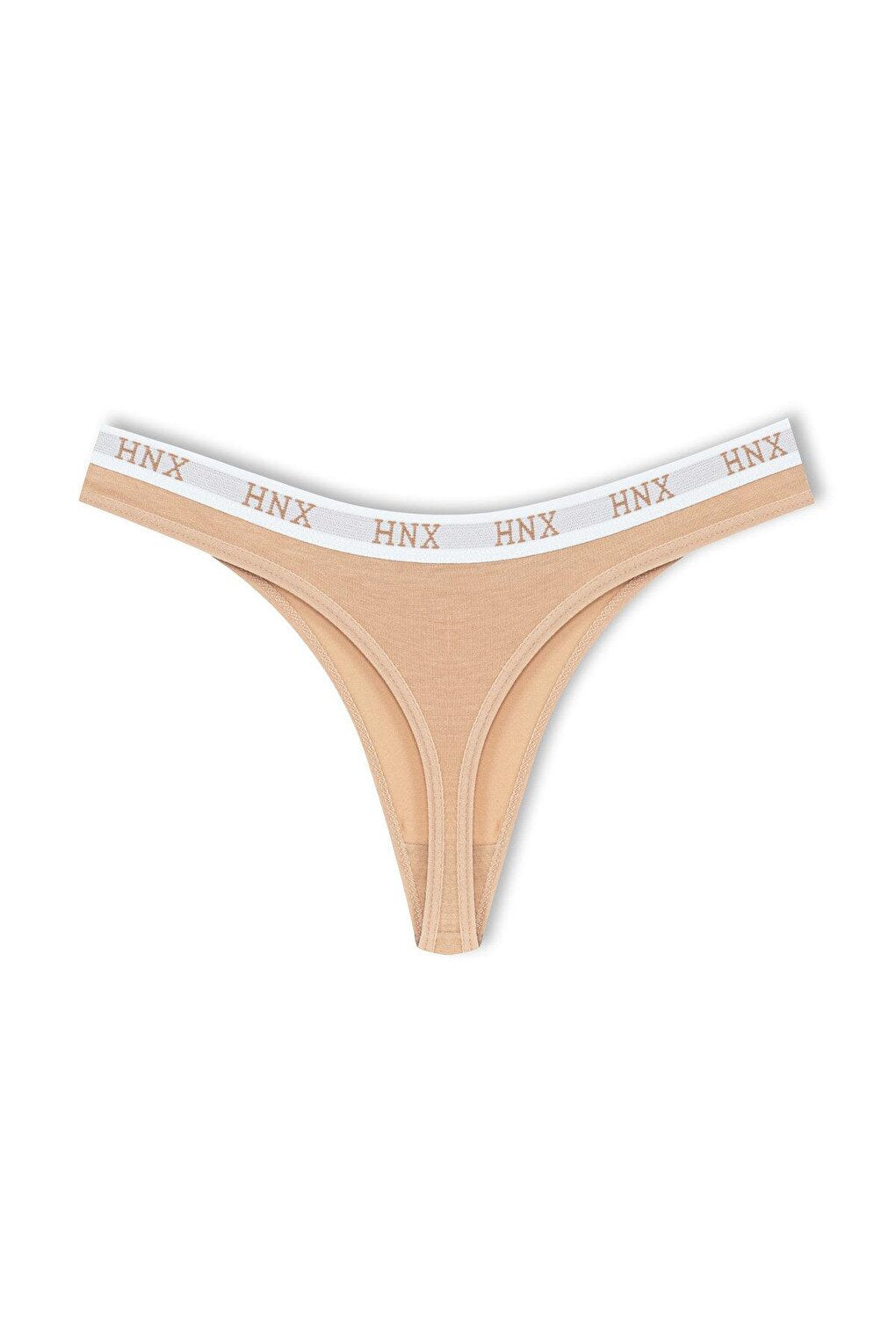 Cotton Basic Women's Thong Panties with Elastic Waist 5-pack