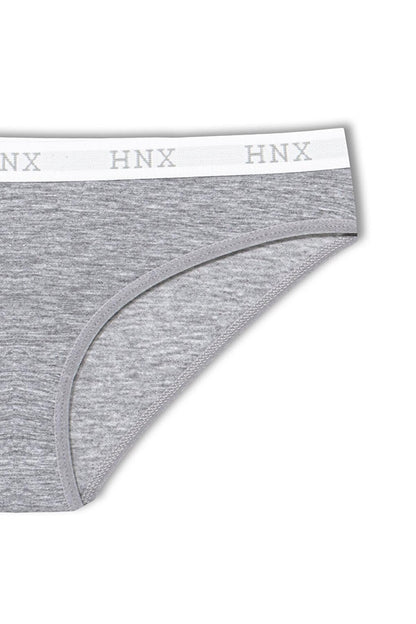 Cotton Waist Written Elastic Basic Women's Panties 3-Piece