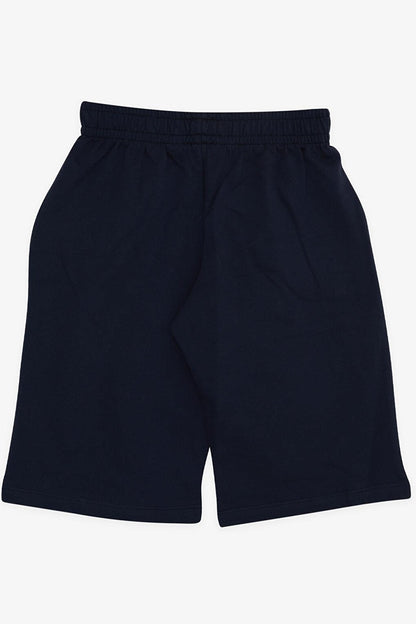 Boy's Capri Embroidered Pocket Lace Accessory Navy Blue (4-9 Years)