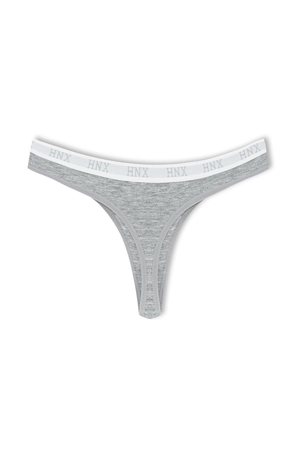 Cotton Basic Women's Thong Panties with Elastic Waist 3-Piece