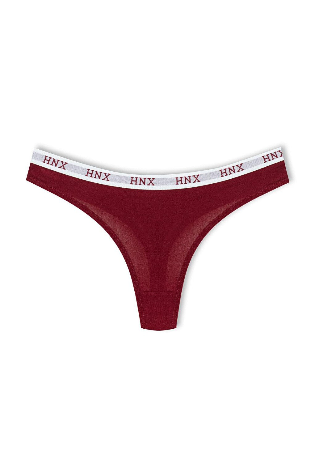 Cotton Basic Women's Thong Panties with Elastic Waist 9-pack