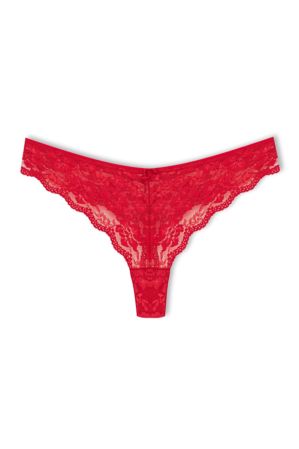 Lace High Waist Brazilian Women's Thong Panties 5-Piece