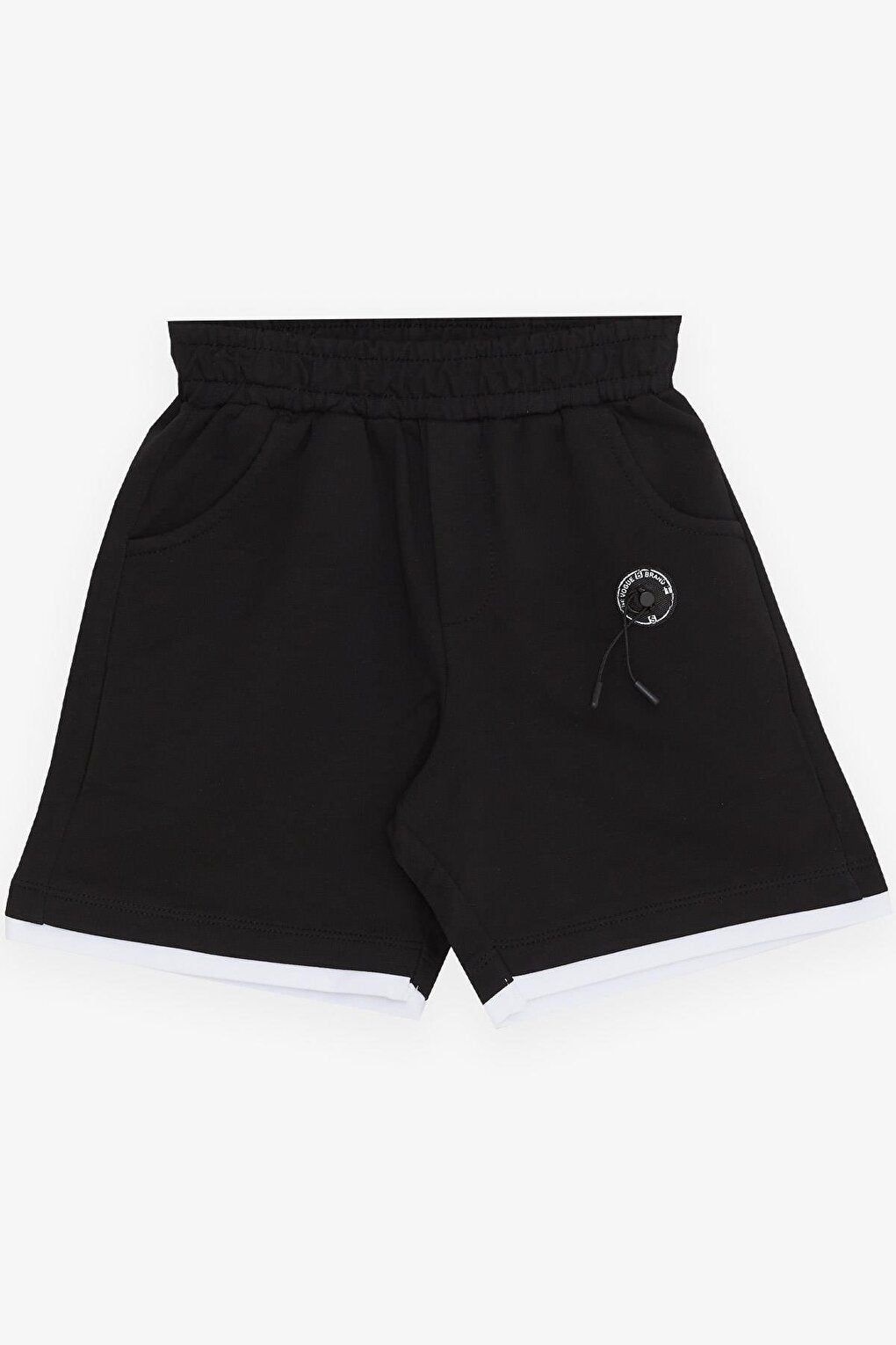 Boy's Shorts Black with Pockets and Accessories (Ages 3-7)