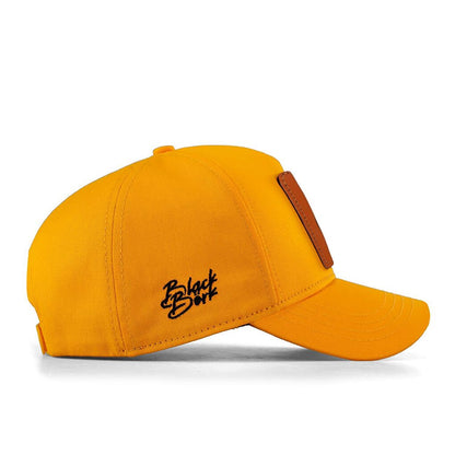 V1 Baseball Wake Up - Unisex Yellow Cap with 2 Code Logo