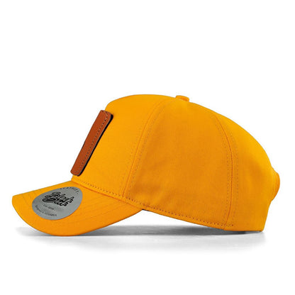 V1 Baseball Wake Up - Unisex Yellow Cap with 2 Code Logo