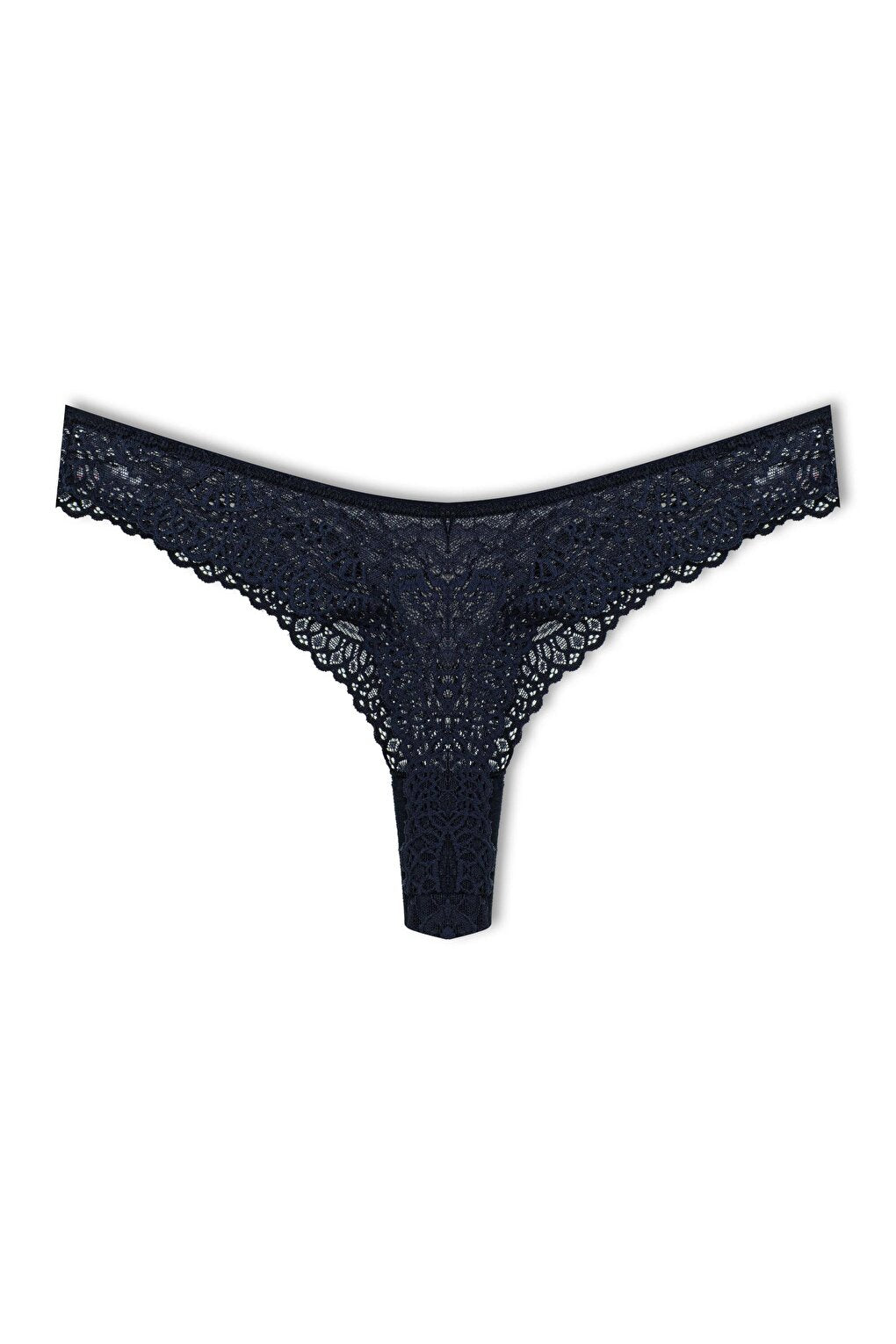 Lace High Waist Brazilian Women's Thong Panties 5-Piece