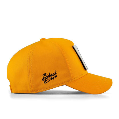 V1 Baseball Squirrel - Unisex Yellow Cap with 1 Code Logo