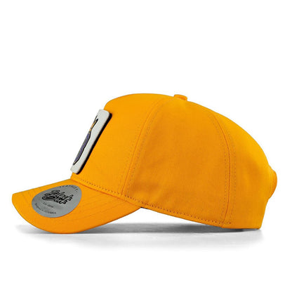 V1 Baseball Squirrel - Unisex Yellow Cap with 1 Code Logo