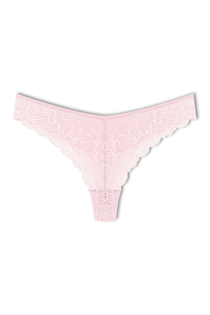 Lace High Waist Brazilian Women's Thong Panties