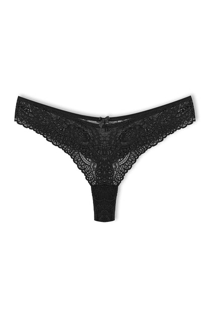 Lace High Waist Brazilian Women's Thong Panties