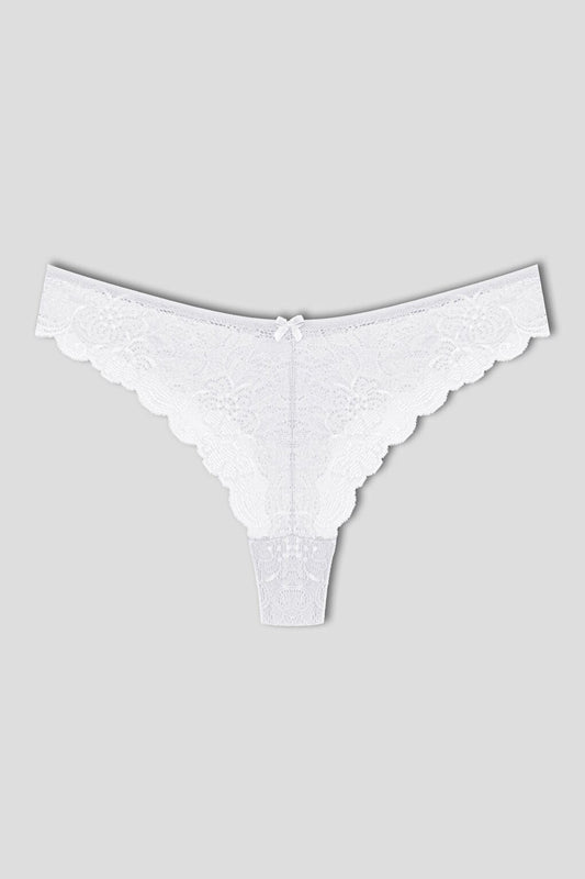 Lace High Waist Brazilian Women's Thong Panties