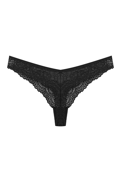 Lace High Waist Brazilian Women's Thong Panties