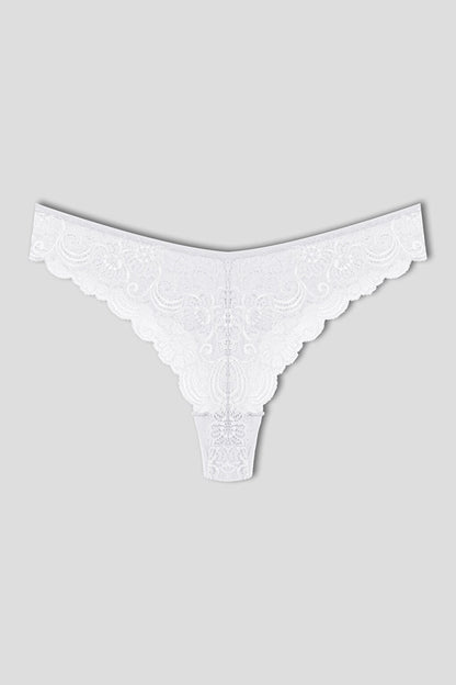 Lace High Waist Brazilian Women's Thong Panties