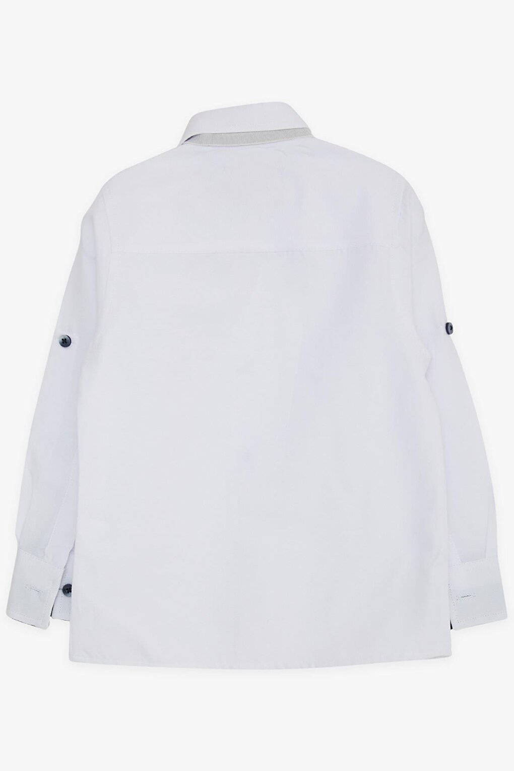 Boy's Shirt White with Bow Tie (Age 3-7)