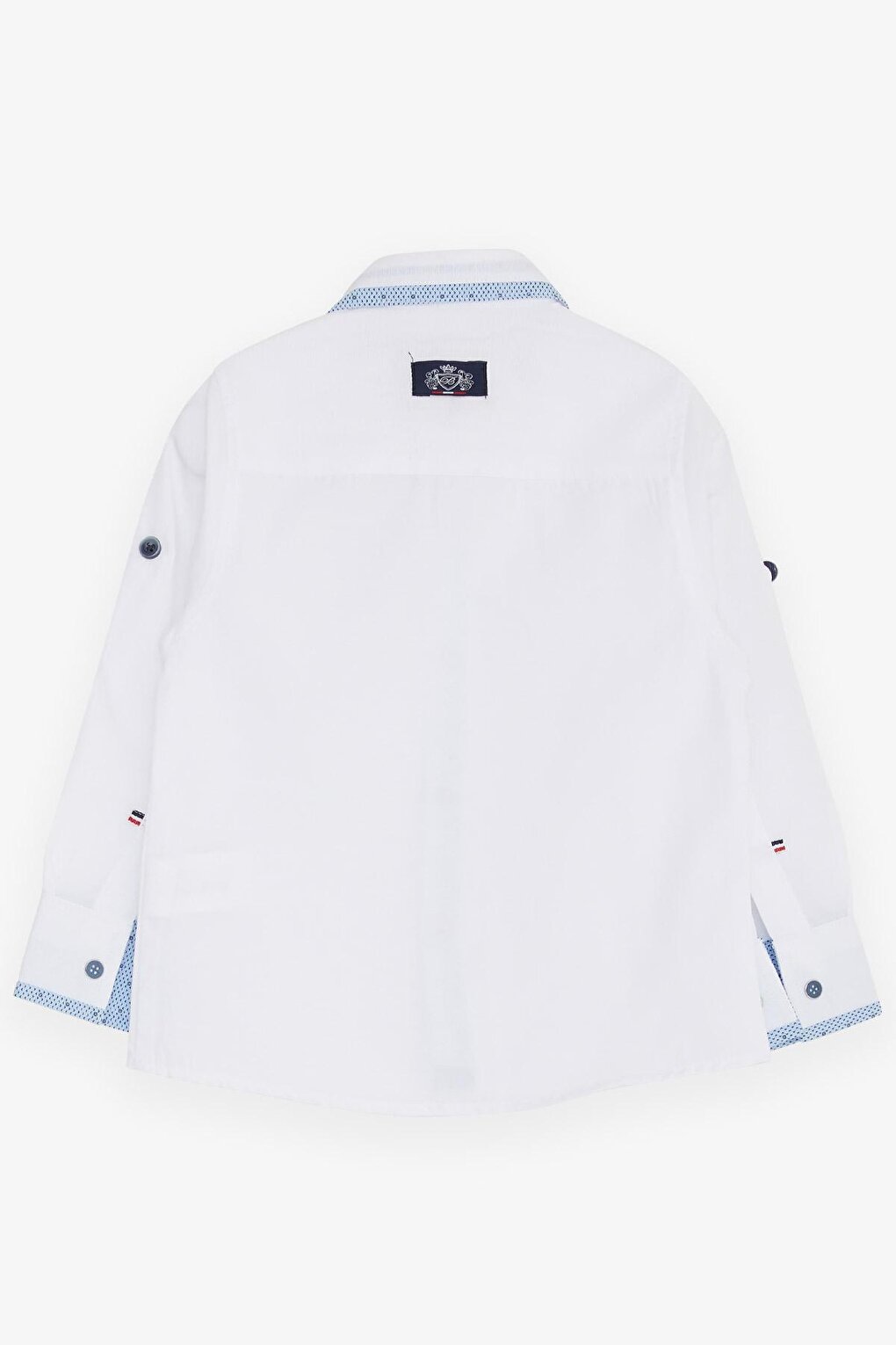 Boy's Shirt with Snap Fasteners White (Age 3-4)