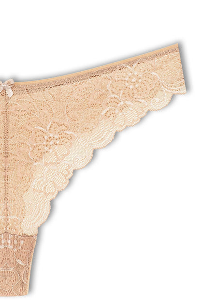 Lace High Waist Brazilian Women's Thong Panties