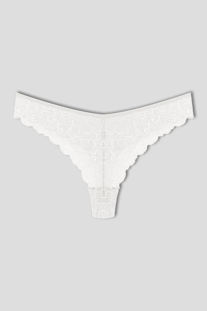 Lace High Waist Brazilian Women's Thong Panties