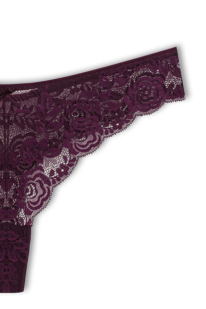 Lace High Waist Brazilian Women's Thong Panties