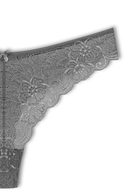 Lace High Waist Brazilian Women's Thong Panties