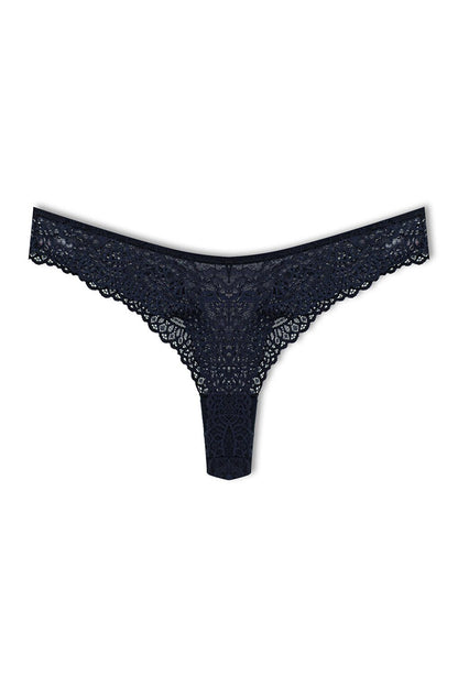 Lace High Waist Brazilian Women's Thong Panties