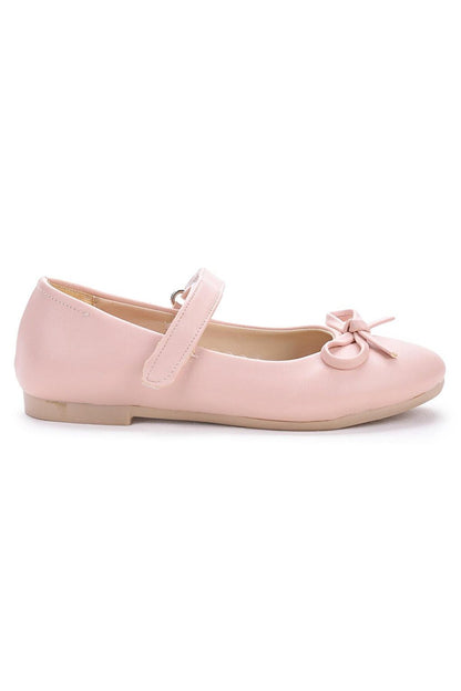 Bow Velcro Girls Ballerina Shoes 201 Volume