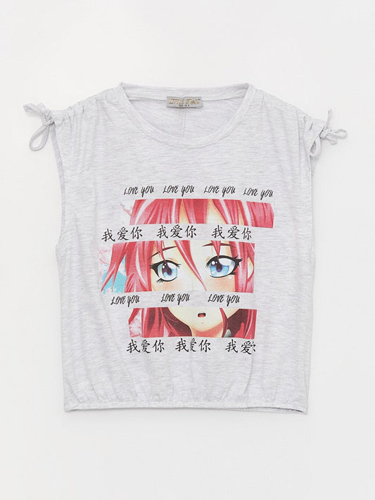 Girl's Cartoon Anime Blouse