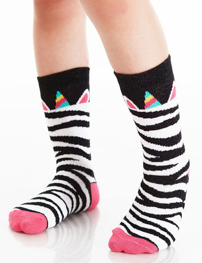 Zebracorn Girl Socks 2-pack