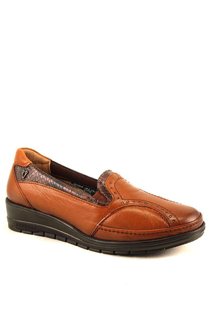 MIMOZA-H Comfort Women Leather Shoes Tan