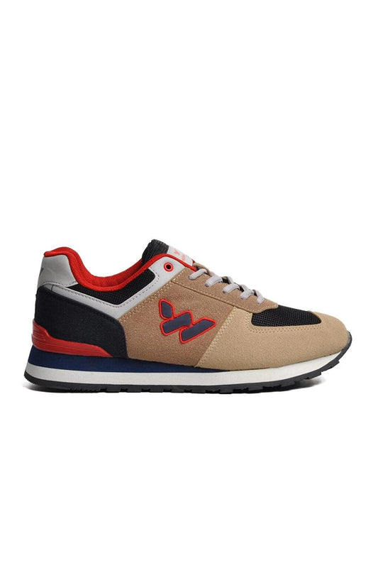 Benin Beige-Navy-Red Women's Sneaker