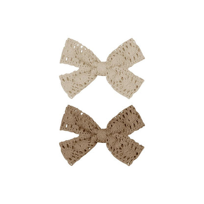 Cream / Stone Color Lace Buckle Double Pack