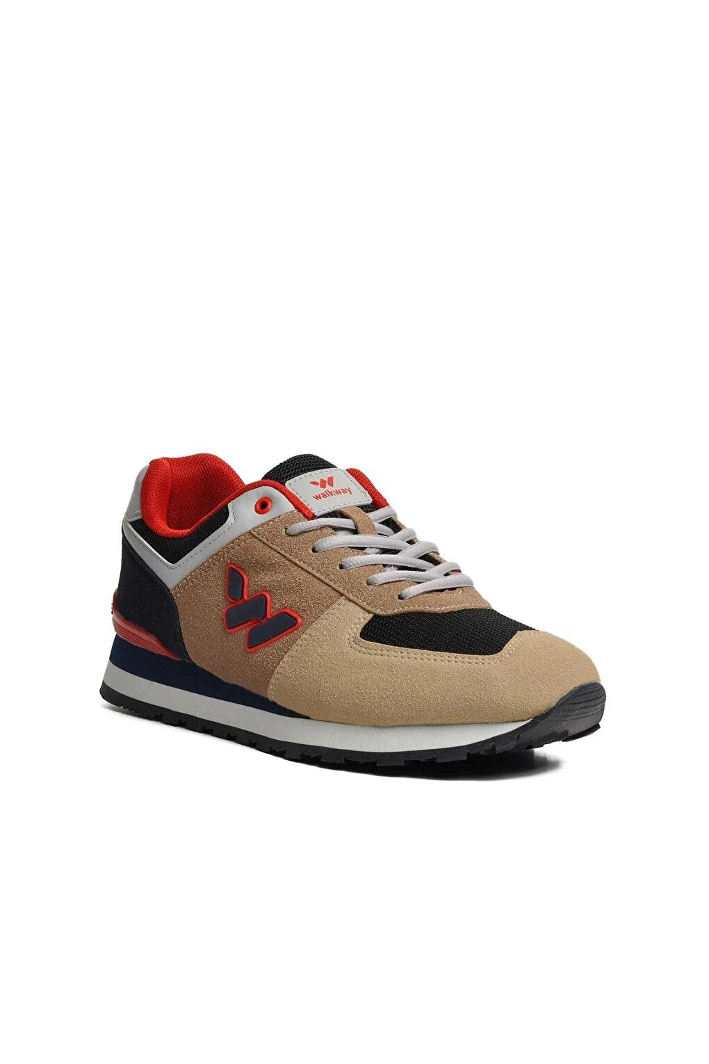 Benin Beige-Navy Blue-Red Women's Sneaker