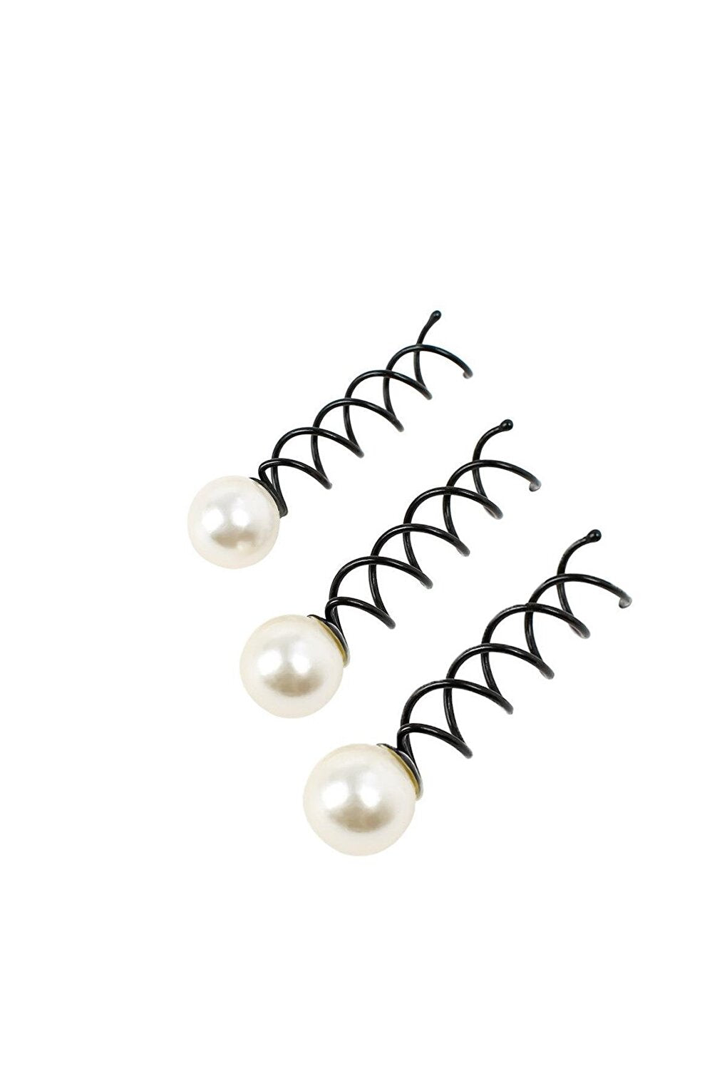 3 Miraculous Spin Hair Styling Clips with Pearls