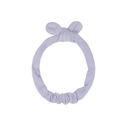 Lilac Velvet / Graphic Flower Headband Two Pack