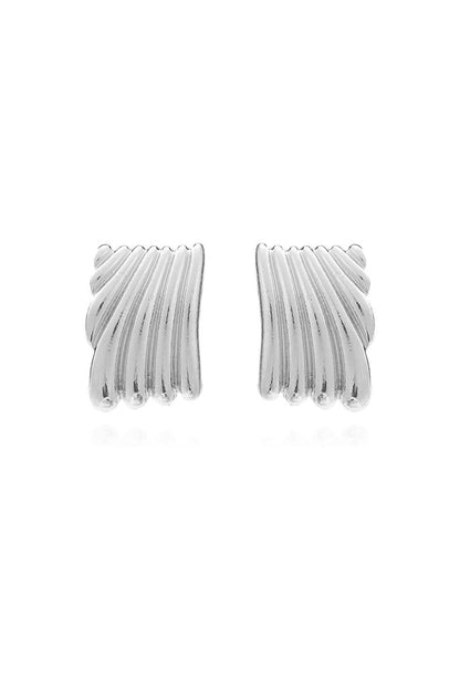 Minimalist Hailey Wavy Stud earrings