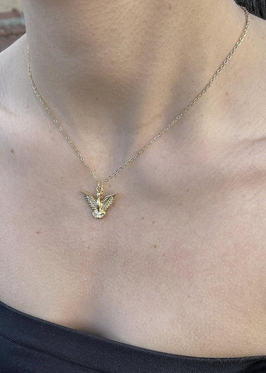 Albatross Bird Figure Necklace