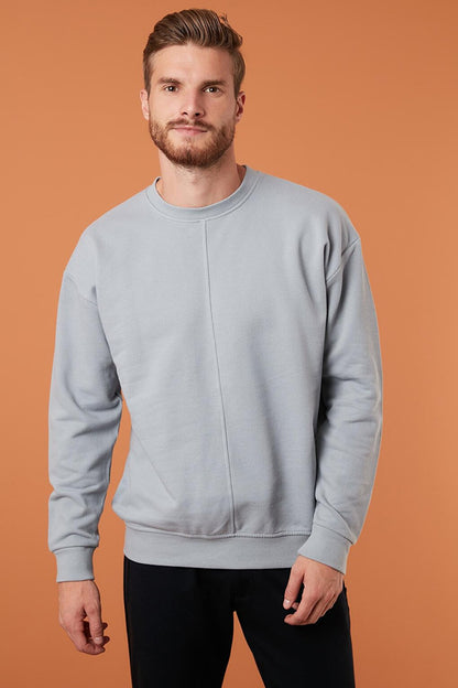 Regular Fit Crew Neck Cotton Sweat 59052721