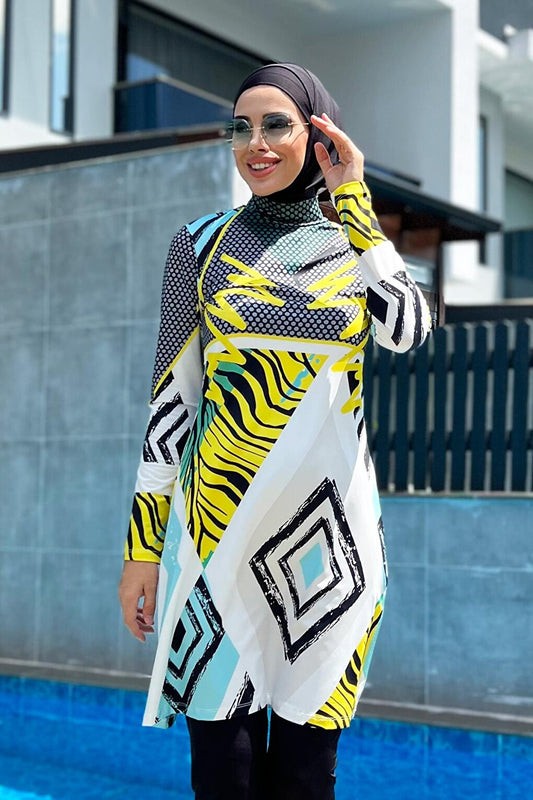 Design Fully Covered Hijab Swimsuit Remsa Swimsuit R035 Jamaica