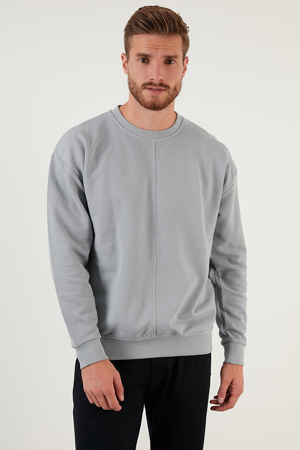 Regular Fit Crew Neck Cotton Sweat 59052721