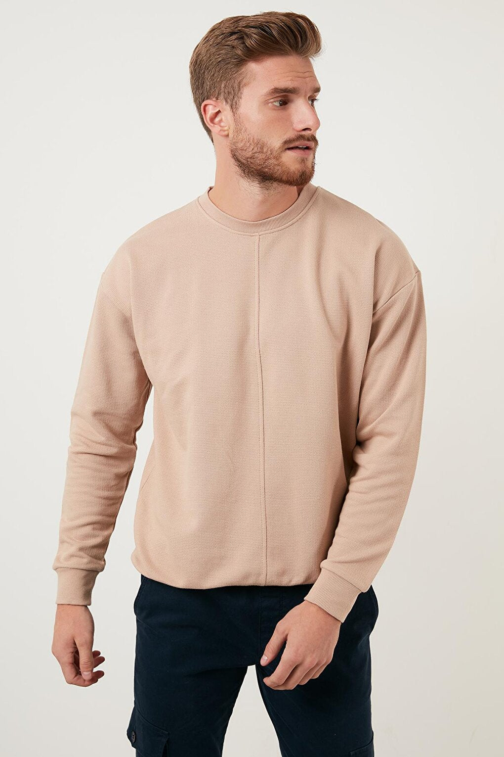 Regular Fit Crew Neck Cotton Sweat 59052721