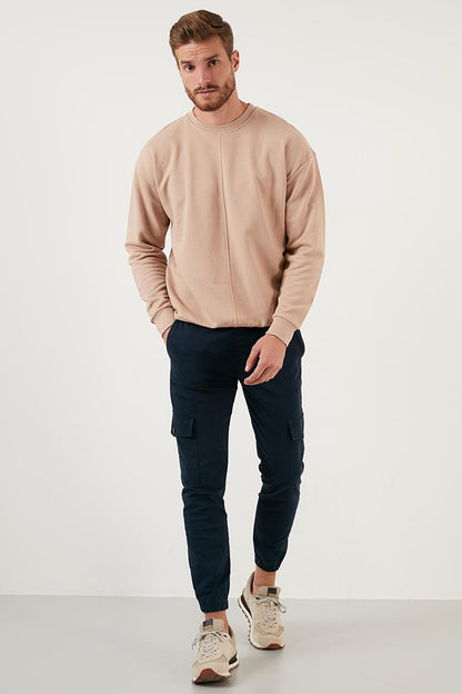 Regular Fit Crew Neck Cotton Sweat 59052721