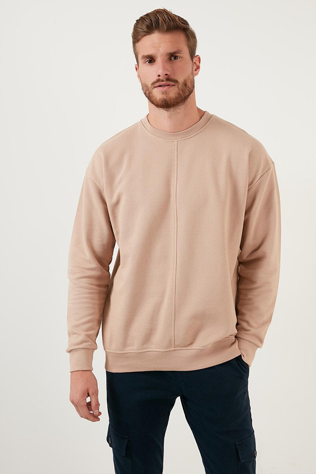 Regular Fit Crew Neck Cotton Sweat 59052721