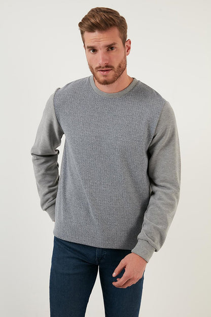 Cotton Regular Fit Crew Neck Sweat 59052111