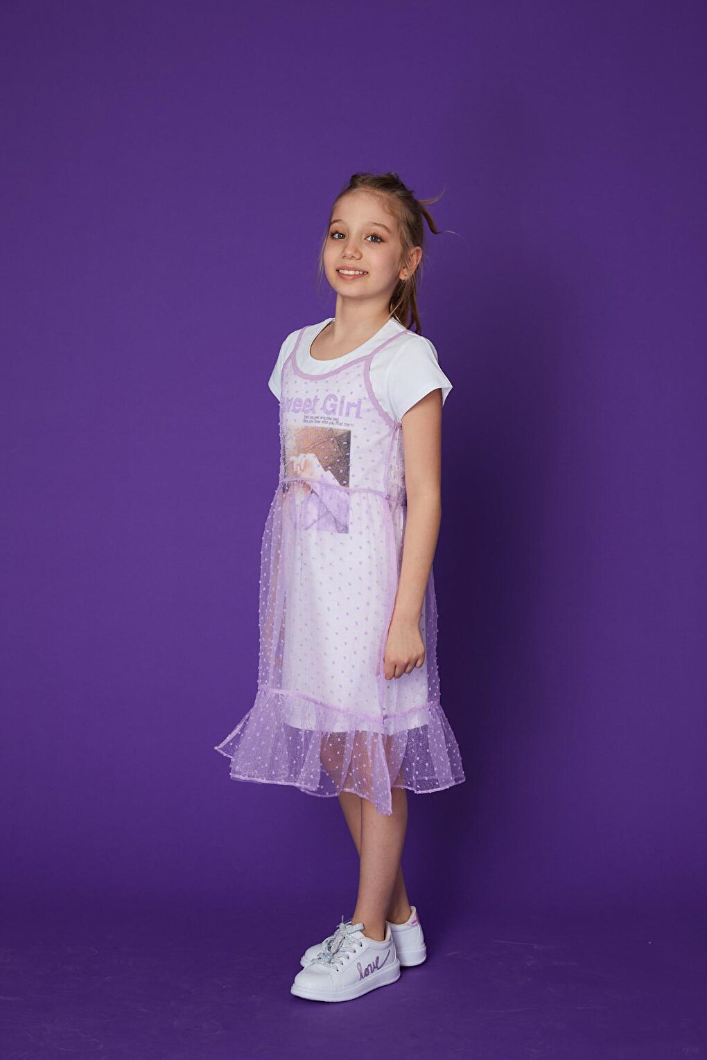 Girl's 2 Piece Tulle Dress