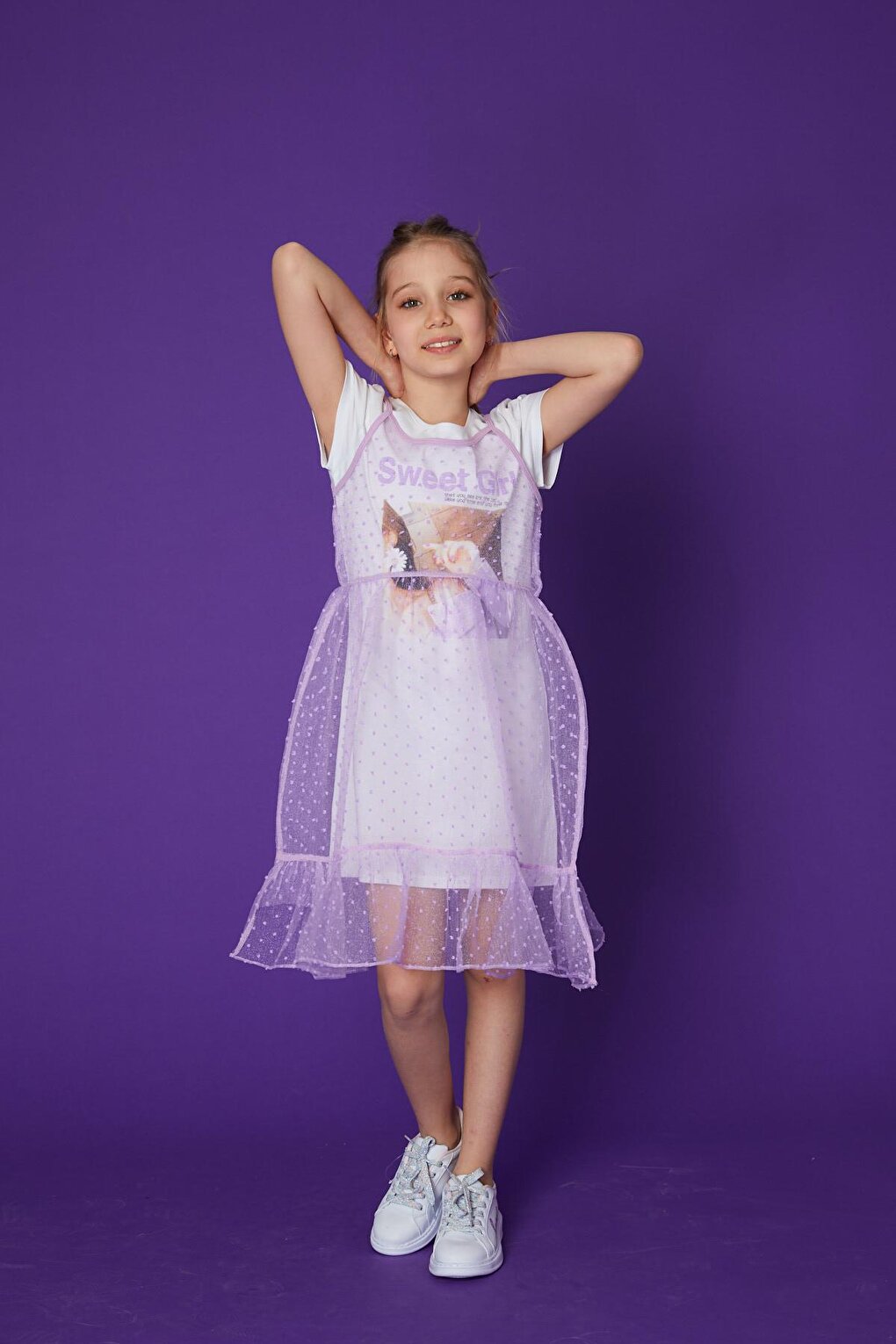 Girl's 2 Piece Tulle Dress