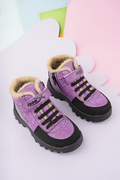 Kiddo Cold-Resistant Shearling Children's Boots