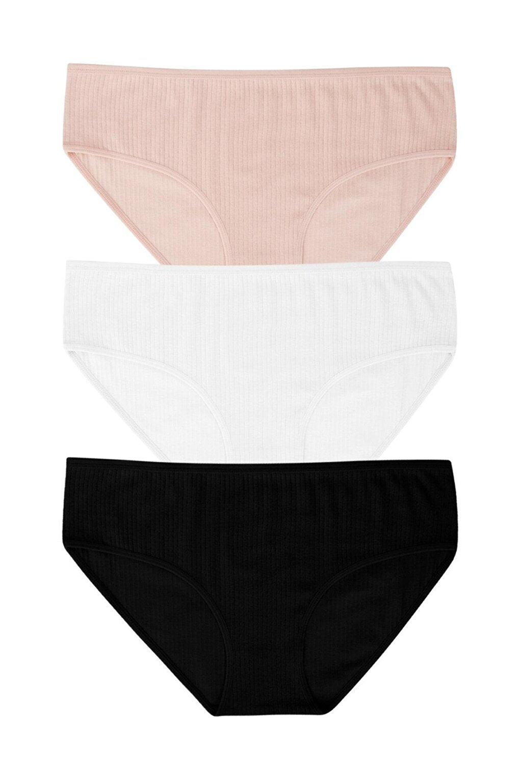 Women's Ribbed 7-Piece Panties